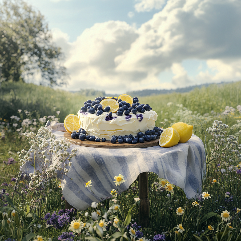 blueberry lemon mascarpone cake recipe