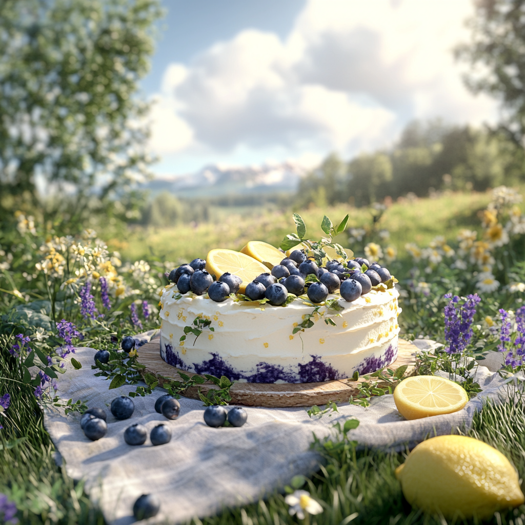 blueberry lemon mascarpone cake recipe