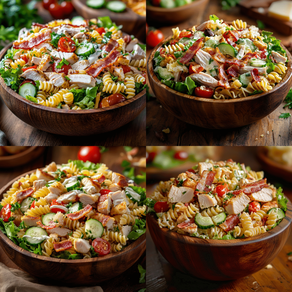 Club Sandwich Pasta Salad Recipe
