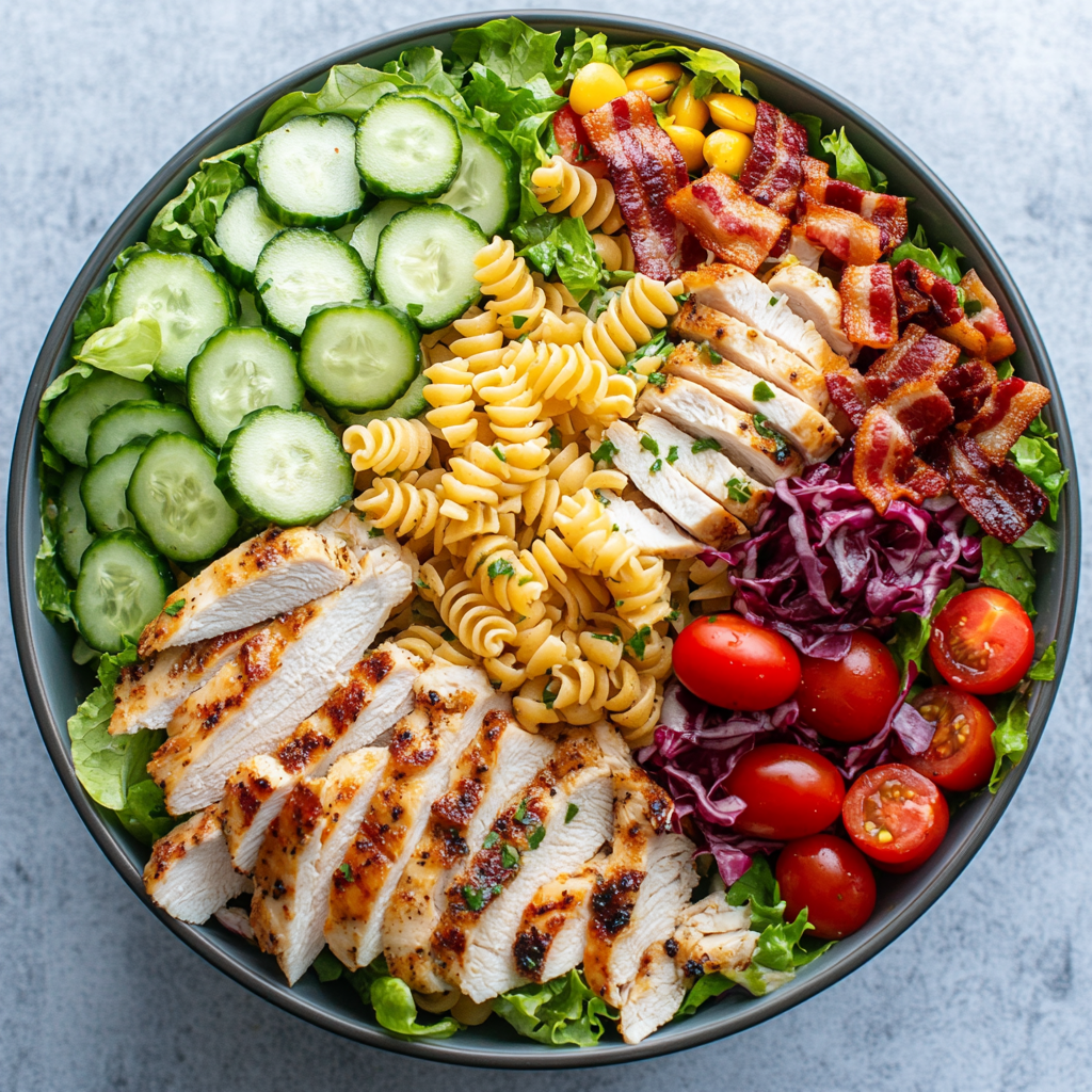 Club Sandwich Pasta Salad Recipe