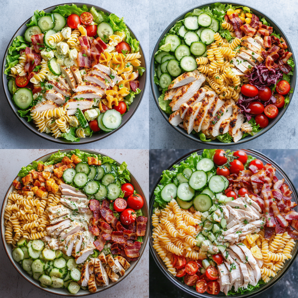 Club Sandwich Pasta Salad Recipe
