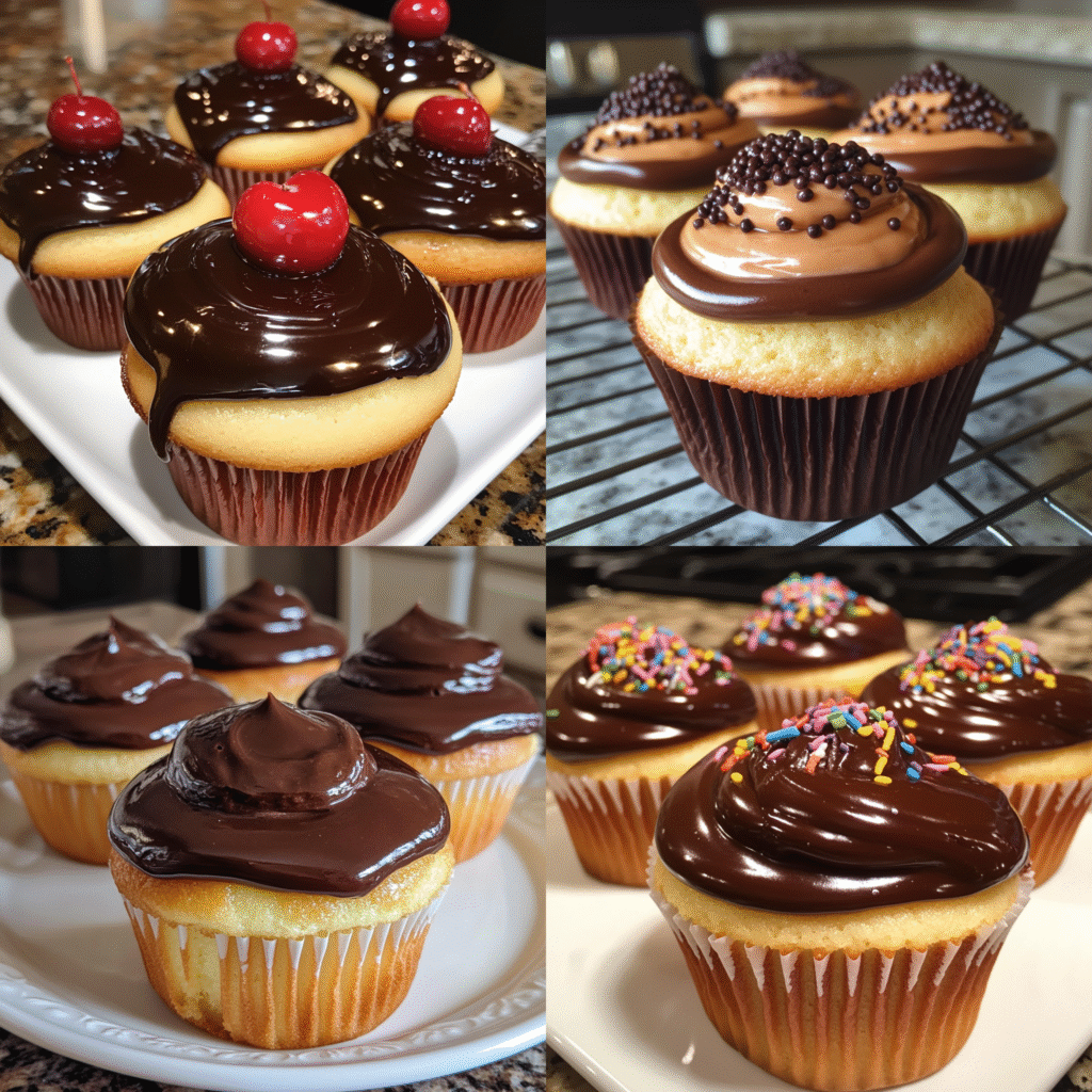 Boston Cream Cupcakes Recipe