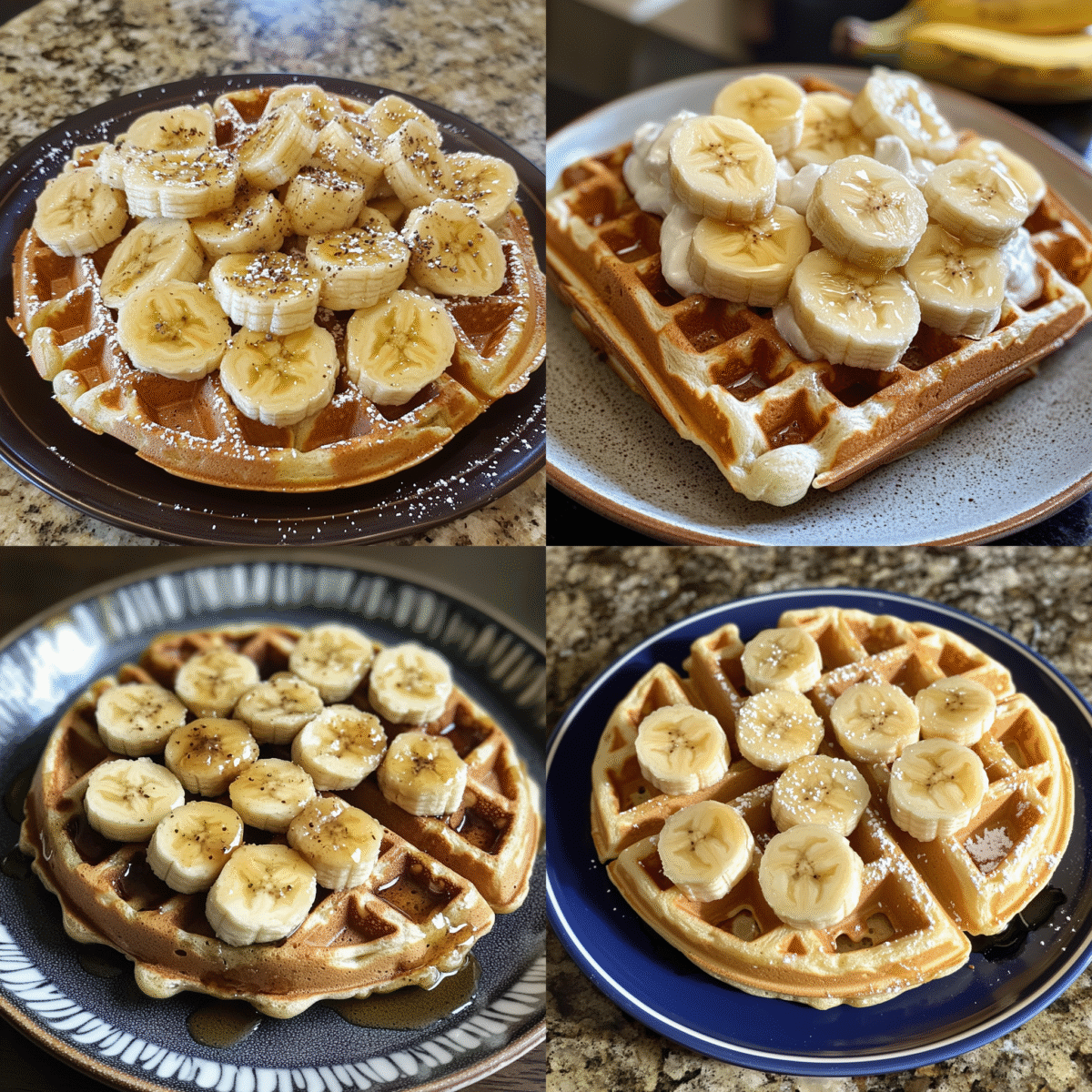 Banana Waffle Recipe - Dish Bloom
