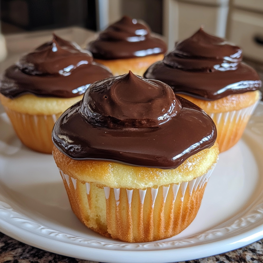 Boston Cream Cupcakes Recipe