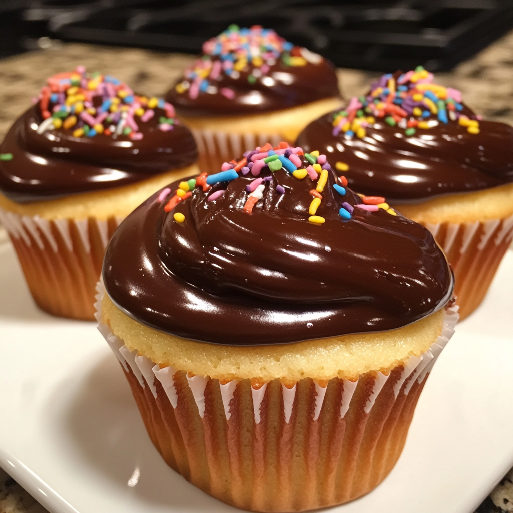 Boston Cream Cupcakes Recipe