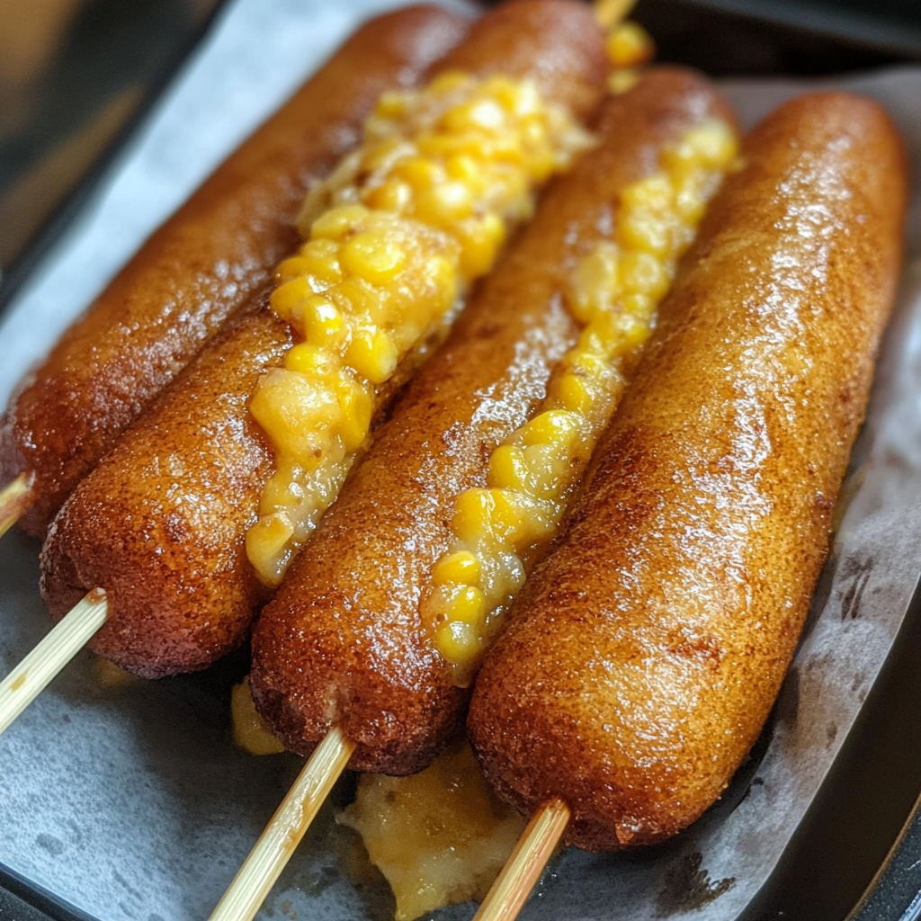 Air Fryer State Fair Corn Dogs
