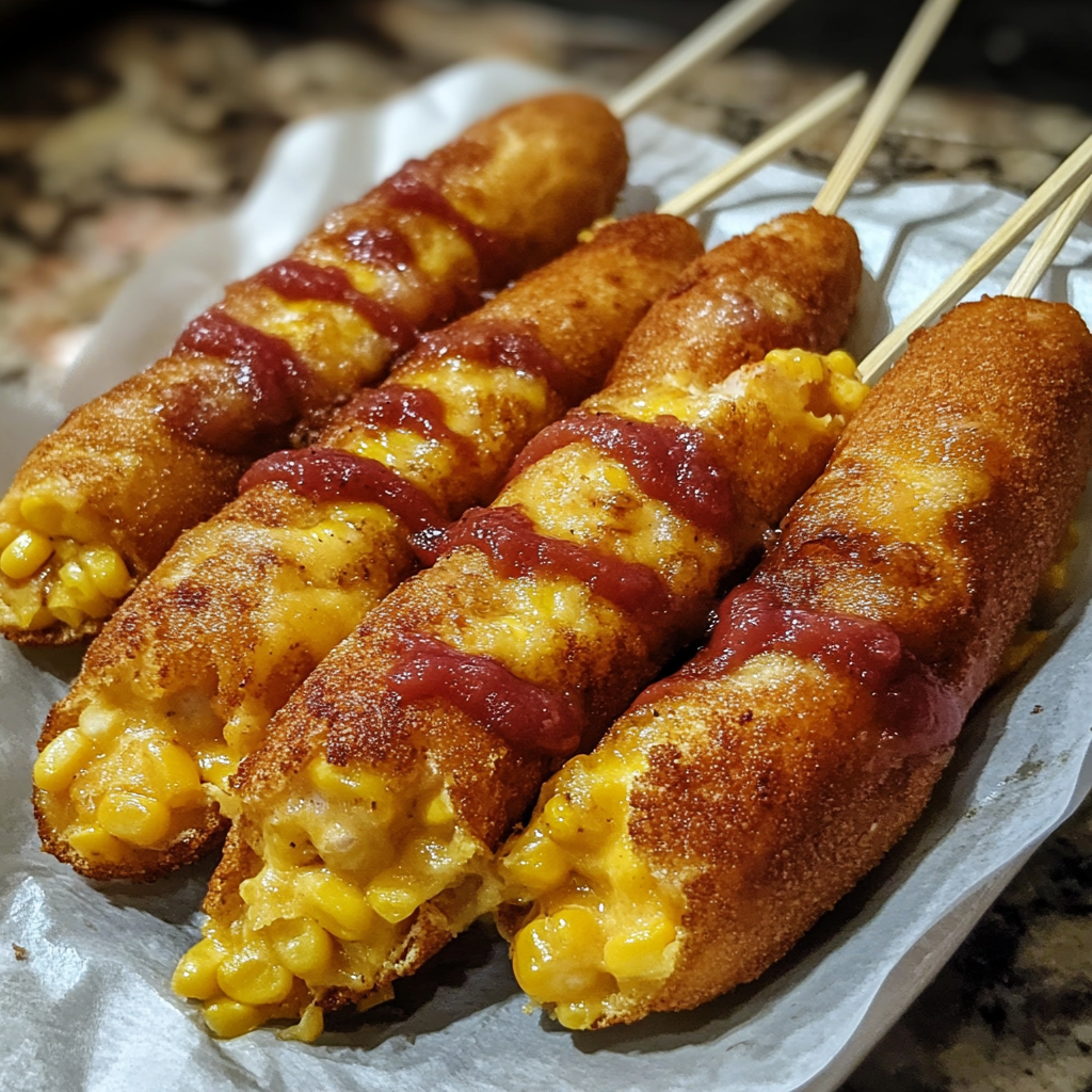 Air Fryer State Fair Corn Dogs