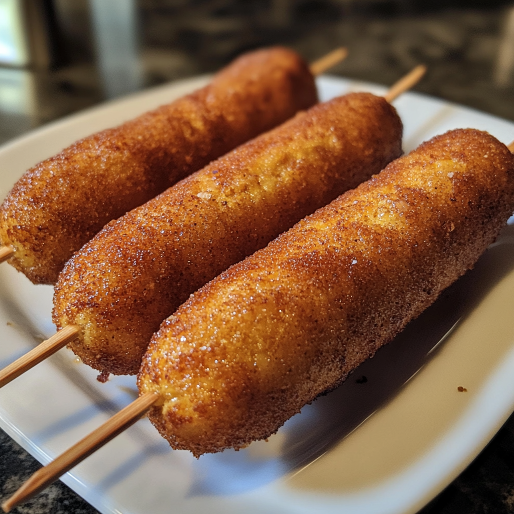 Air Fryer State Fair Corn Dogs