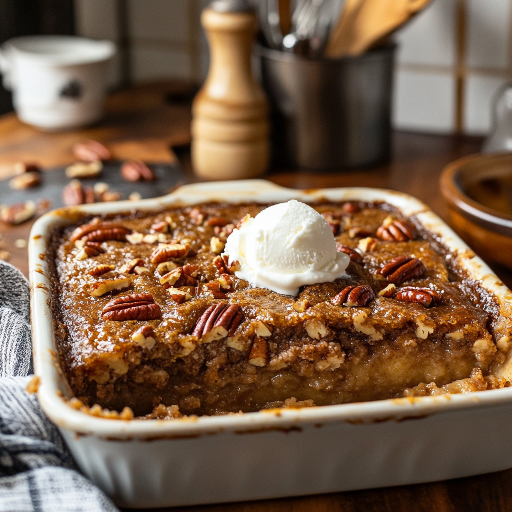 Pecan Pie Dump Cake