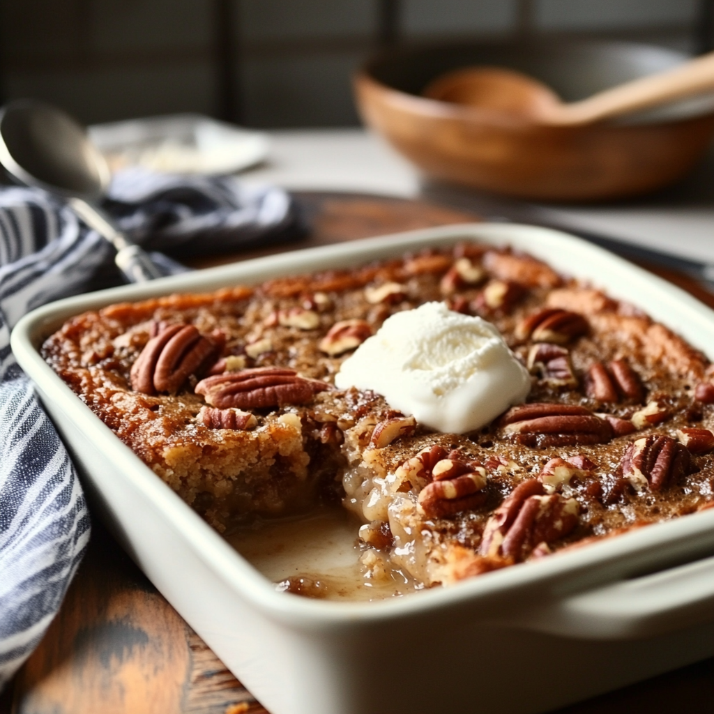 Pecan Pie Dump Cake
