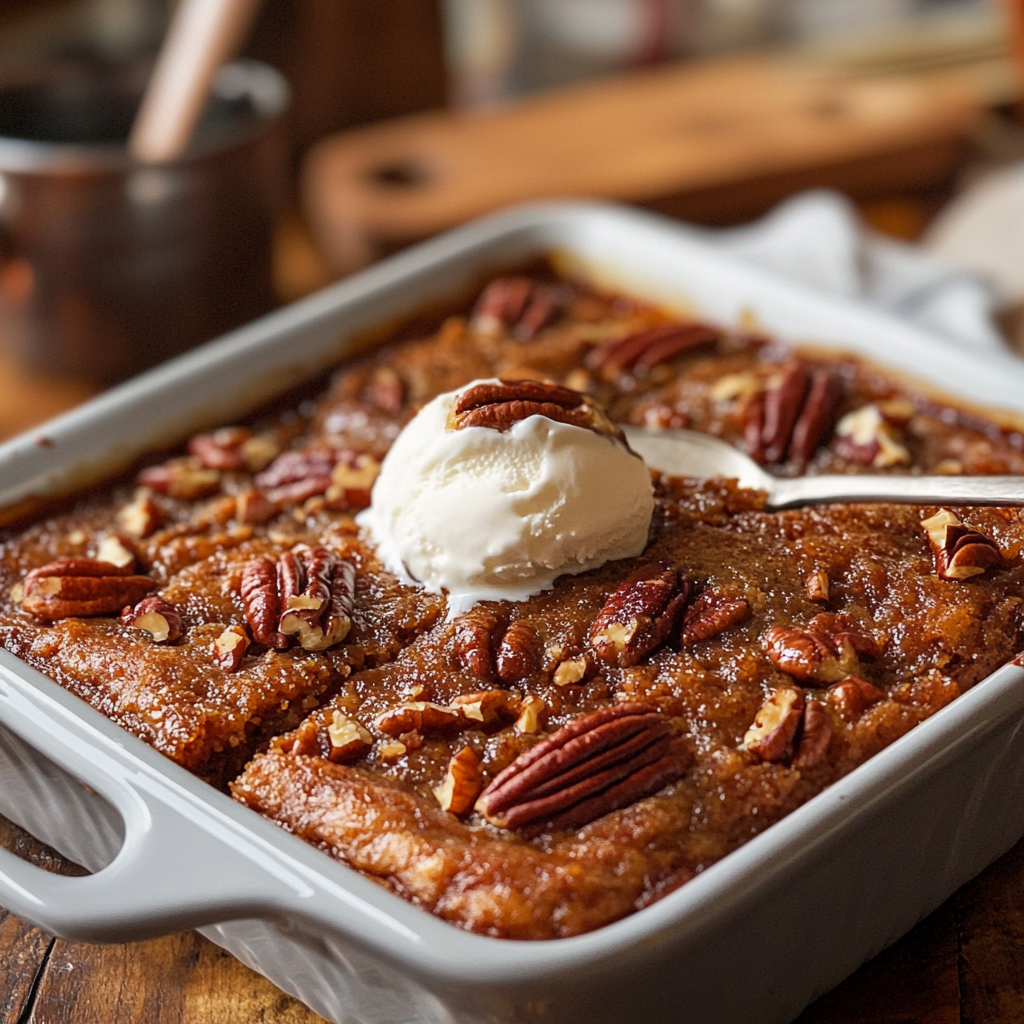 Pecan Pie Dump Cake