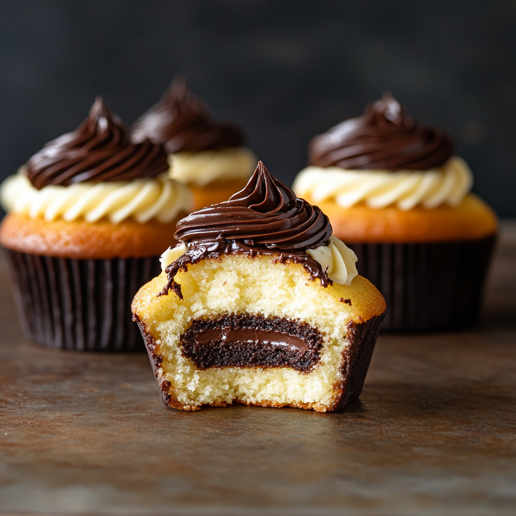 Boston Cream Cupcakes Recipe