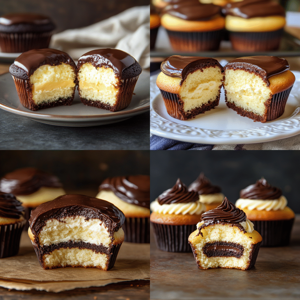 Boston Cream Cupcakes Recipe