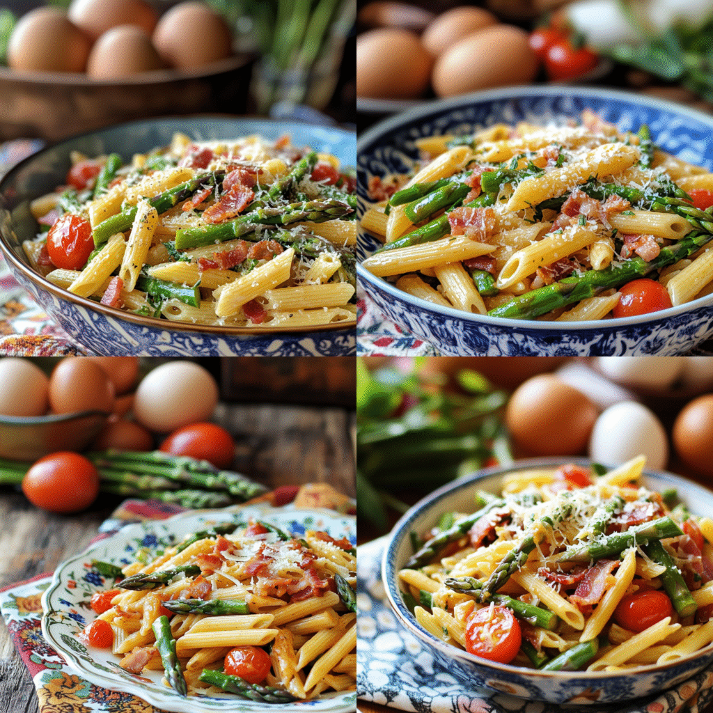 Asparagus Tomato Pasta Recipe​