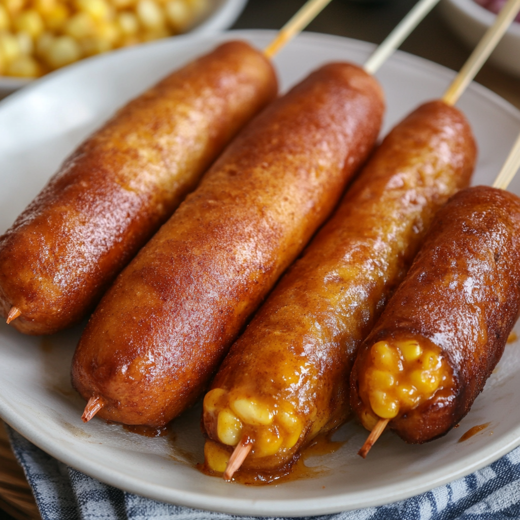 Air Fryer State Fair Corn Dogs