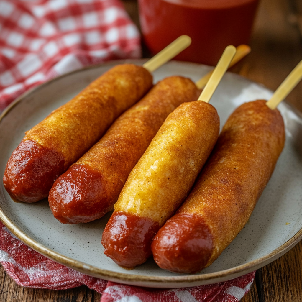 Air Fryer State Fair Corn Dogs