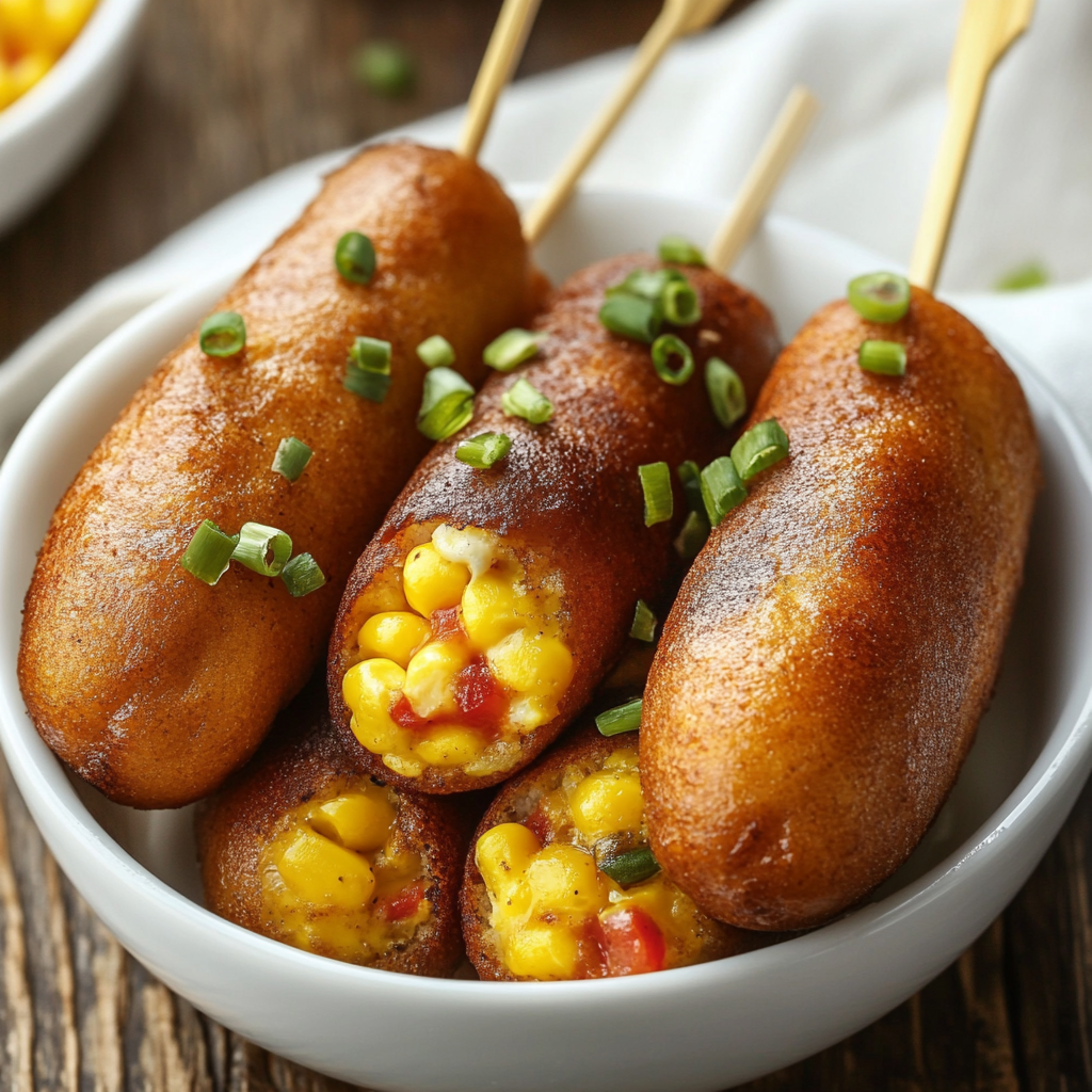 Air Fryer State Fair Corn Dogs