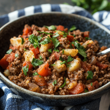 Cauliflower Ground Beef Recipe