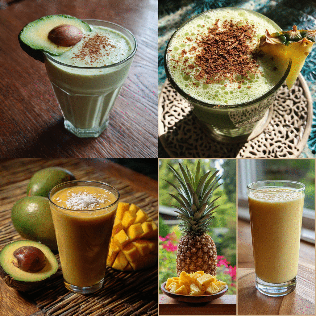 avocolada recipe tropical smoothie