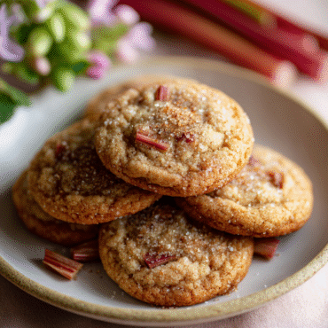 Brown Sugar Rhubarb Cookies Recipe​