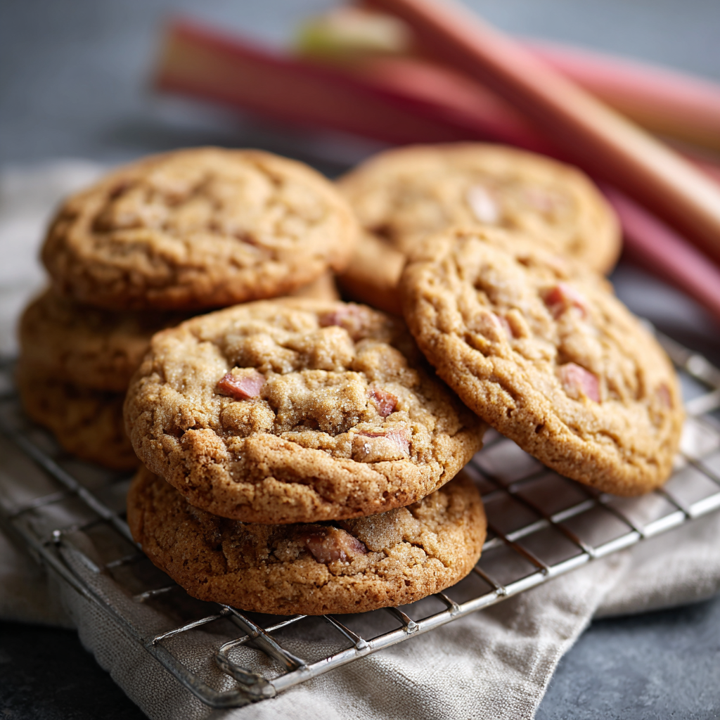 Brown Sugar Rhubarb Cookies Recipe​