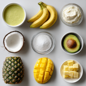 avocolada recipe tropical smoothie
