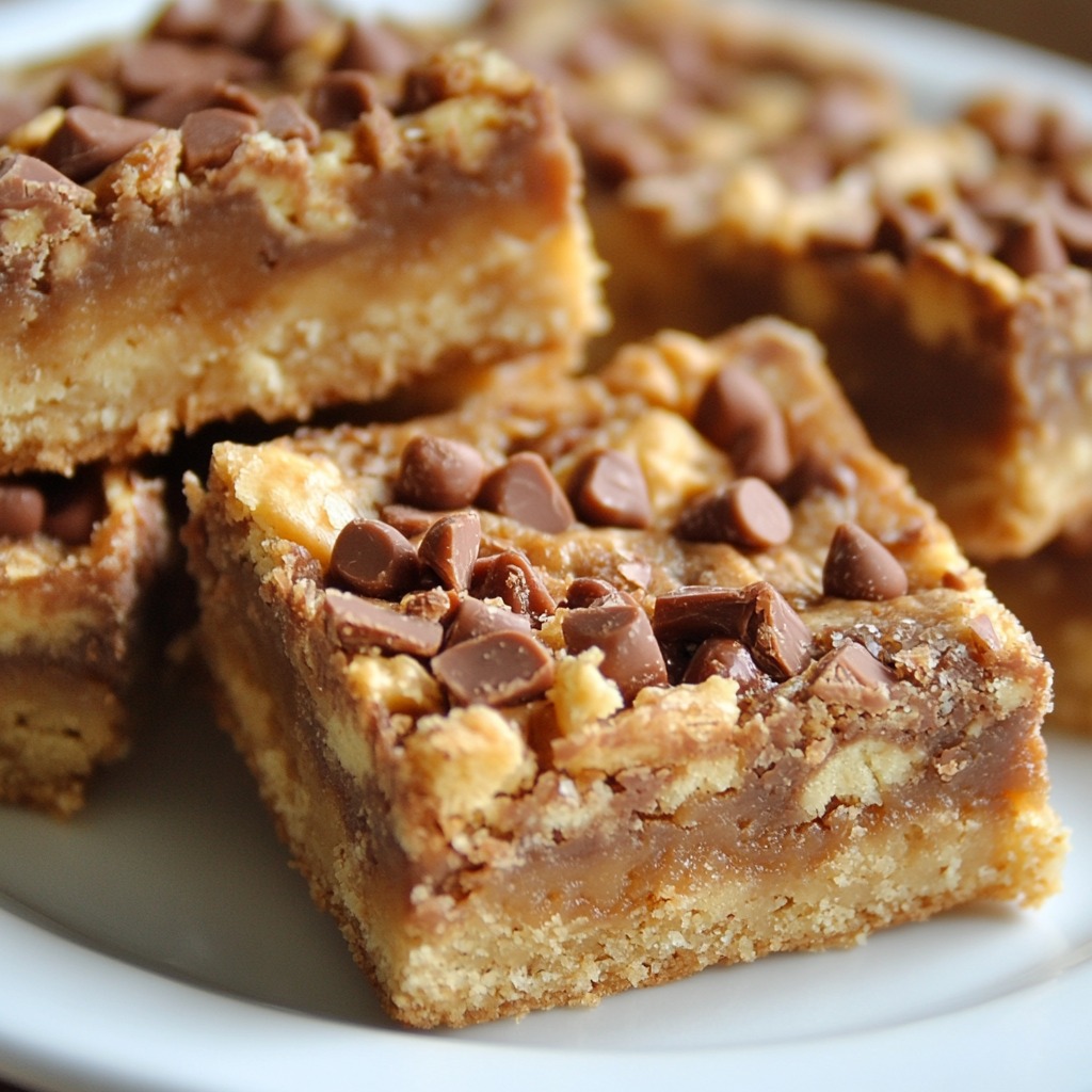 Cake Mix Toffee Bars Recipe