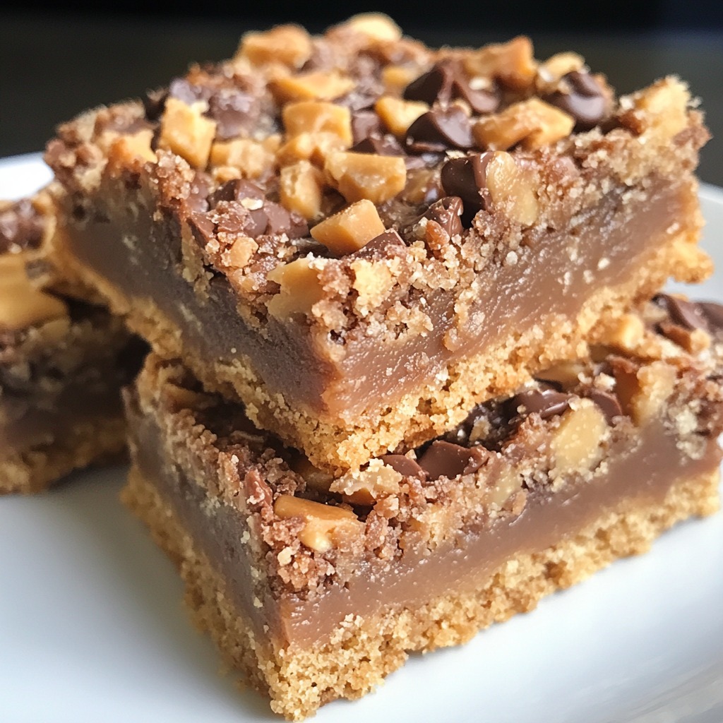 Cake Mix Toffee Bars Recipe