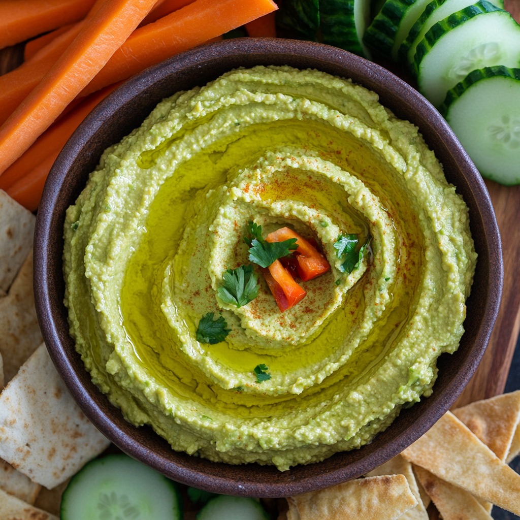 Flower Child Avocado Hummus Recipe