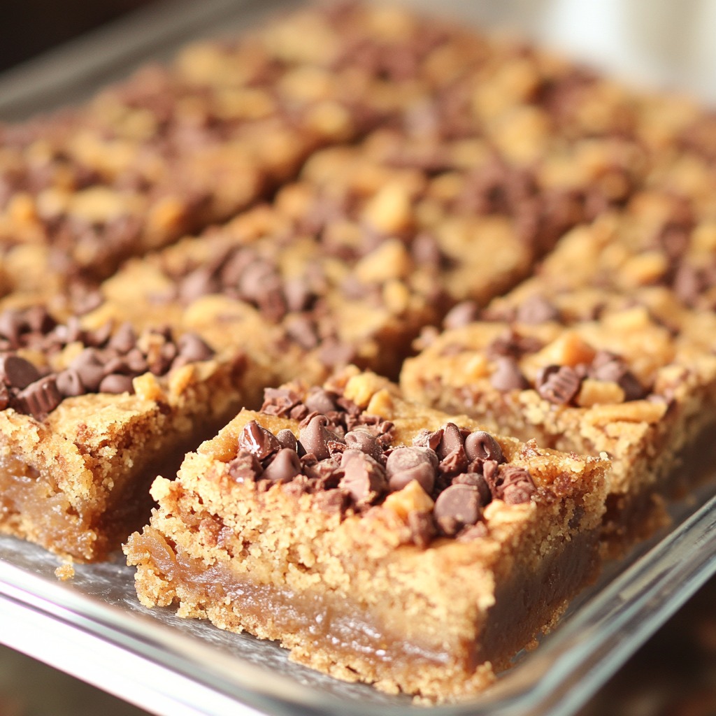 Cake Mix Toffee Bars Recipe