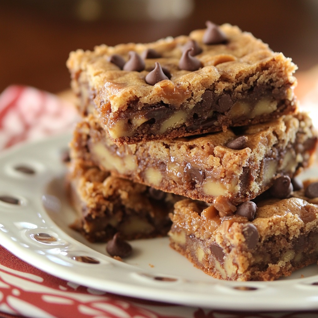 Cake Mix Toffee Bars Recipe
