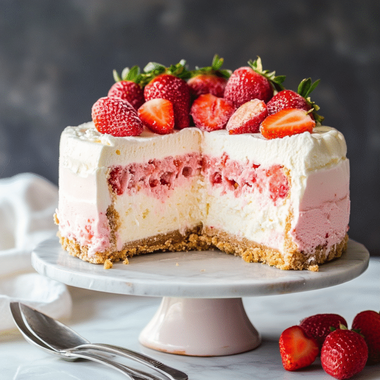 strawberry-cheesecake-ice-cream-cake-recipe-dish-bloom