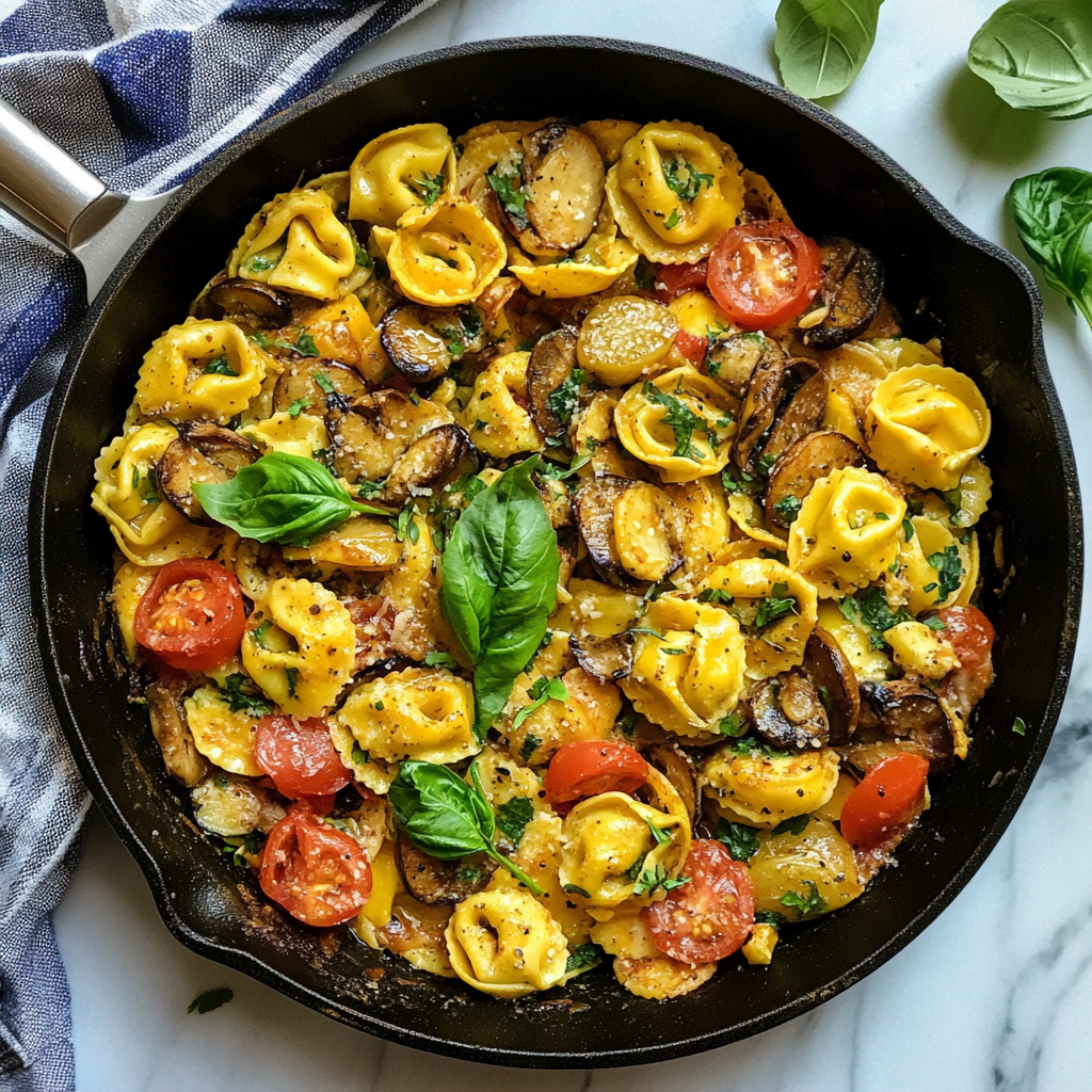 Summer Tortellini Skillet Recipe