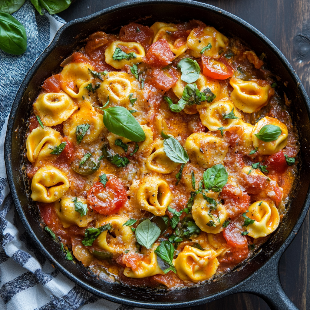 Summer Tortellini Skillet Recipe