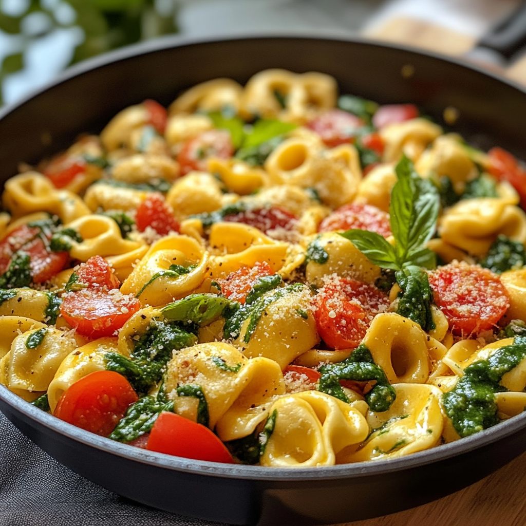 Summer Tortellini Skillet Recipe