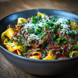 Bison in Wild Boar Ragu Recipe