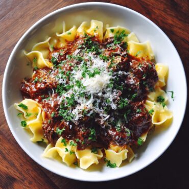 Bison in Wild Boar Ragu Recipe