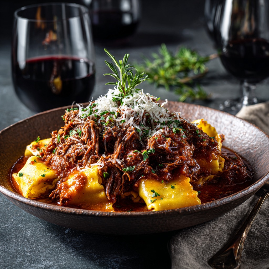 Bison in Wild Boar Ragu Recipe