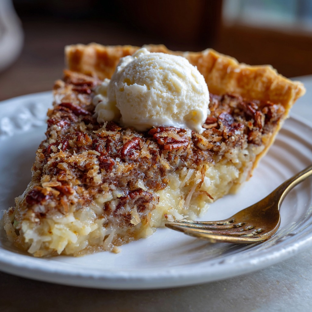 Coconut Pecan Stupid Pie Recipe