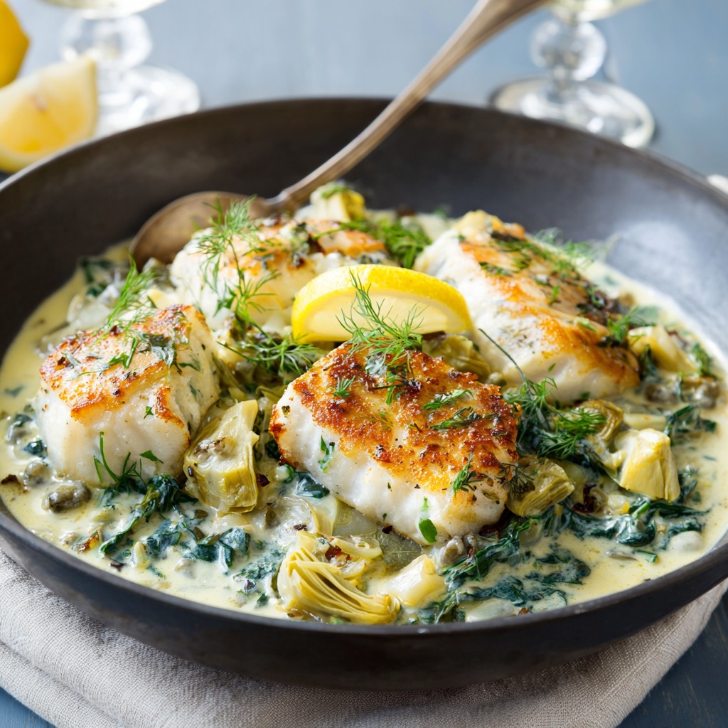 Halibut Olympia Recipe