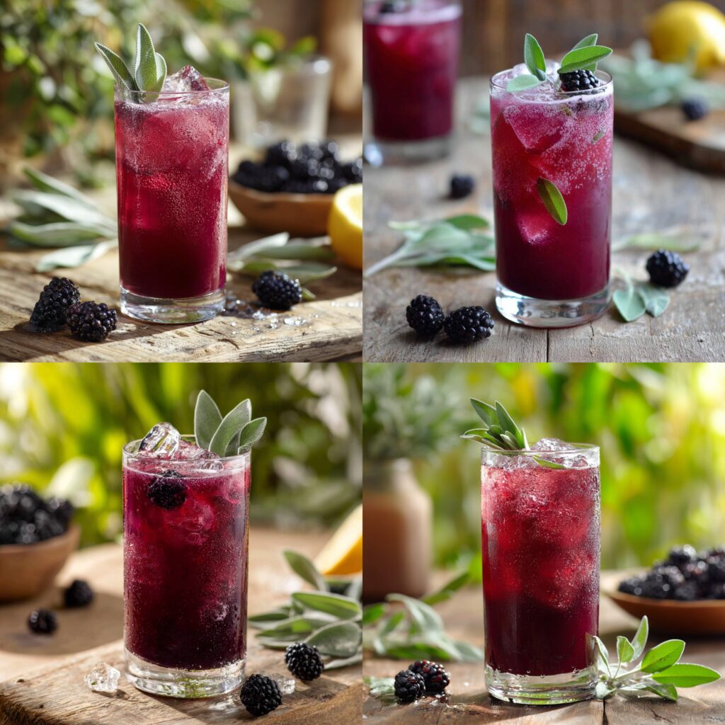 Blackberry Sage Lemonade Refresher Recipe