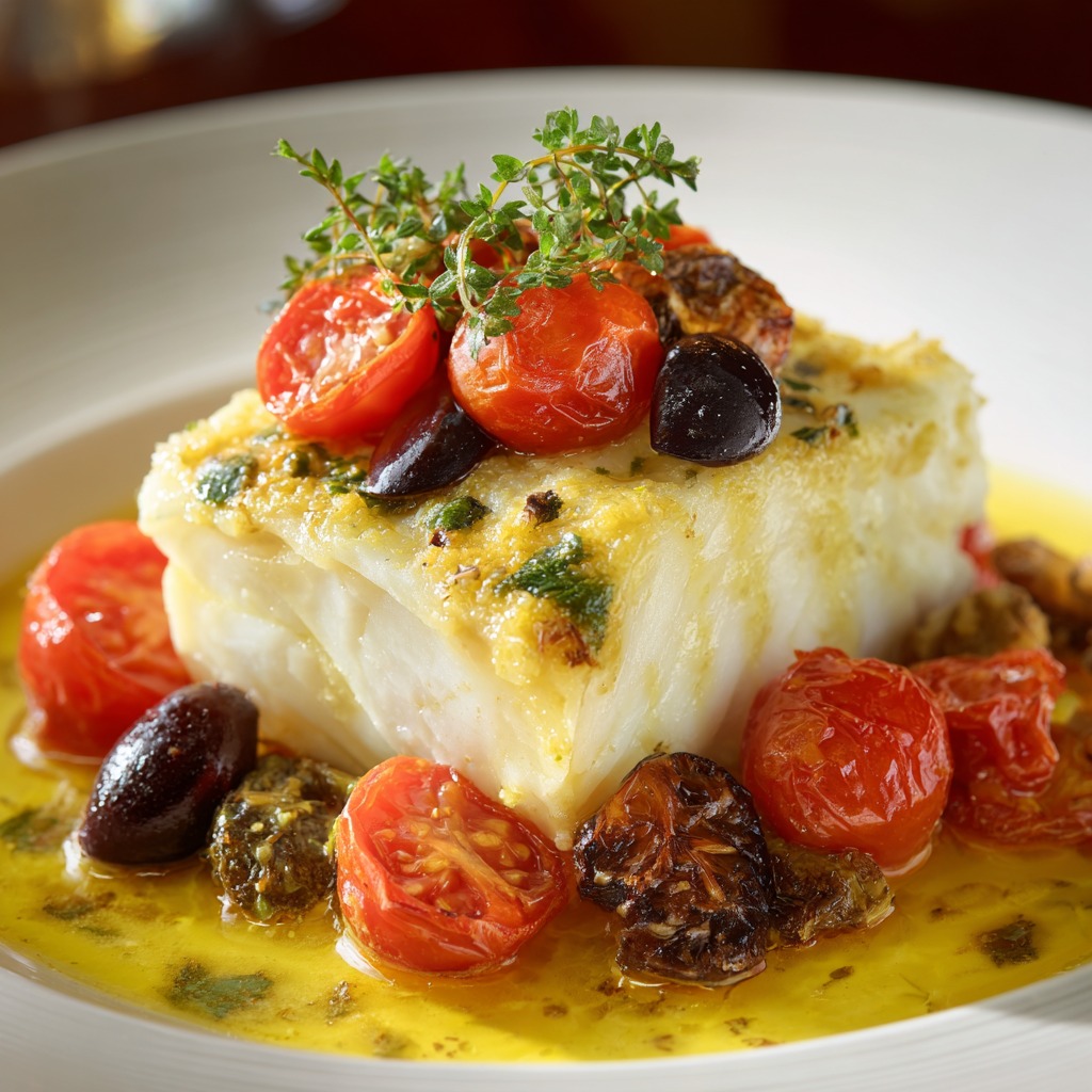 Halibut Olympia Recipe