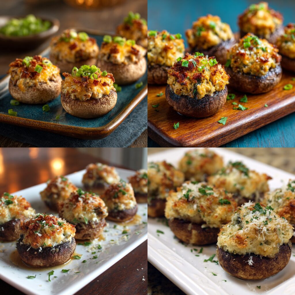 Longhorn Stuffed Mushrooms Recipe​