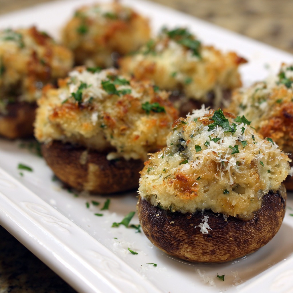Longhorn Stuffed Mushrooms Recipe​