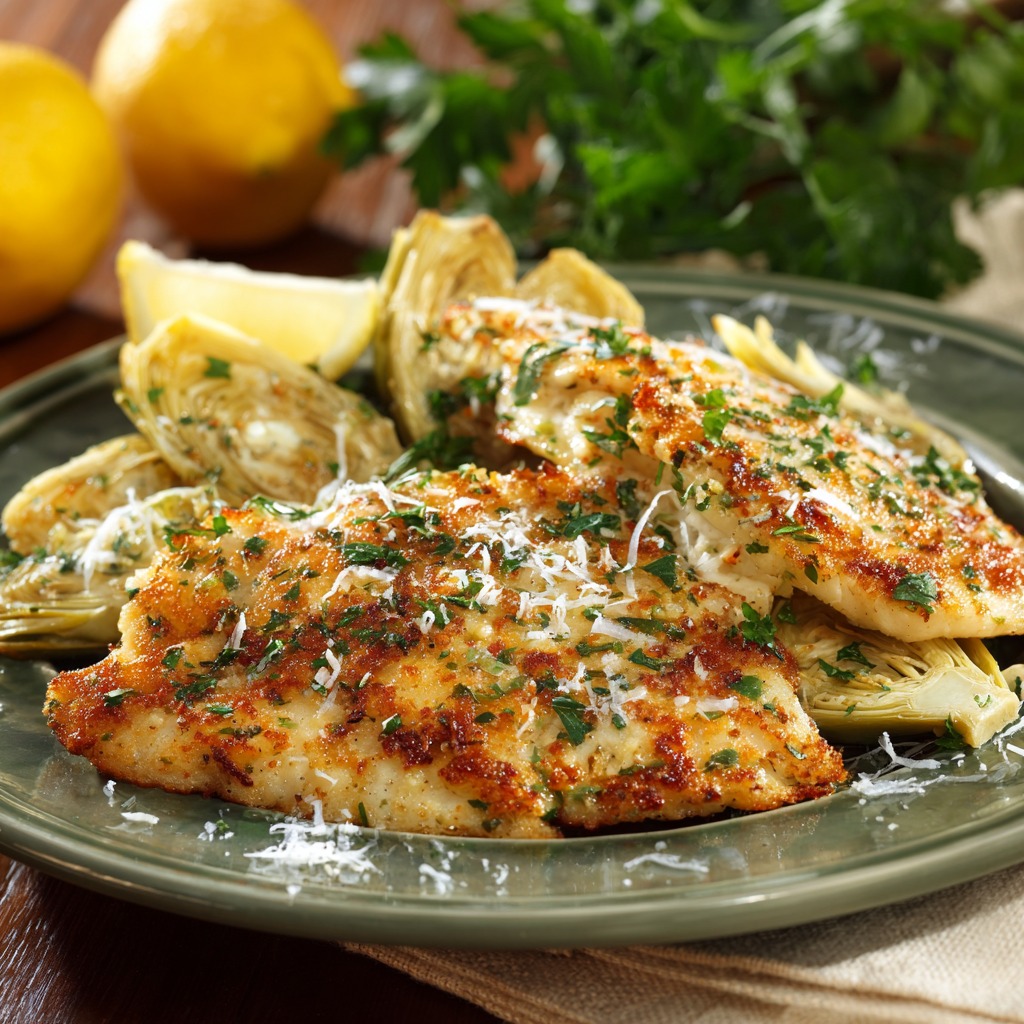 Artichoke and Parmesan Tilapia Recipe