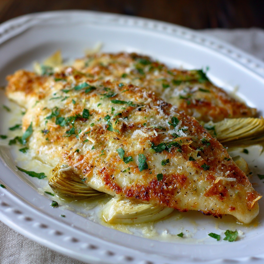 Artichoke and Parmesan Tilapia Recipe