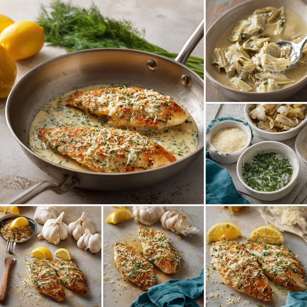 Artichoke and Parmesan Tilapia Recipe