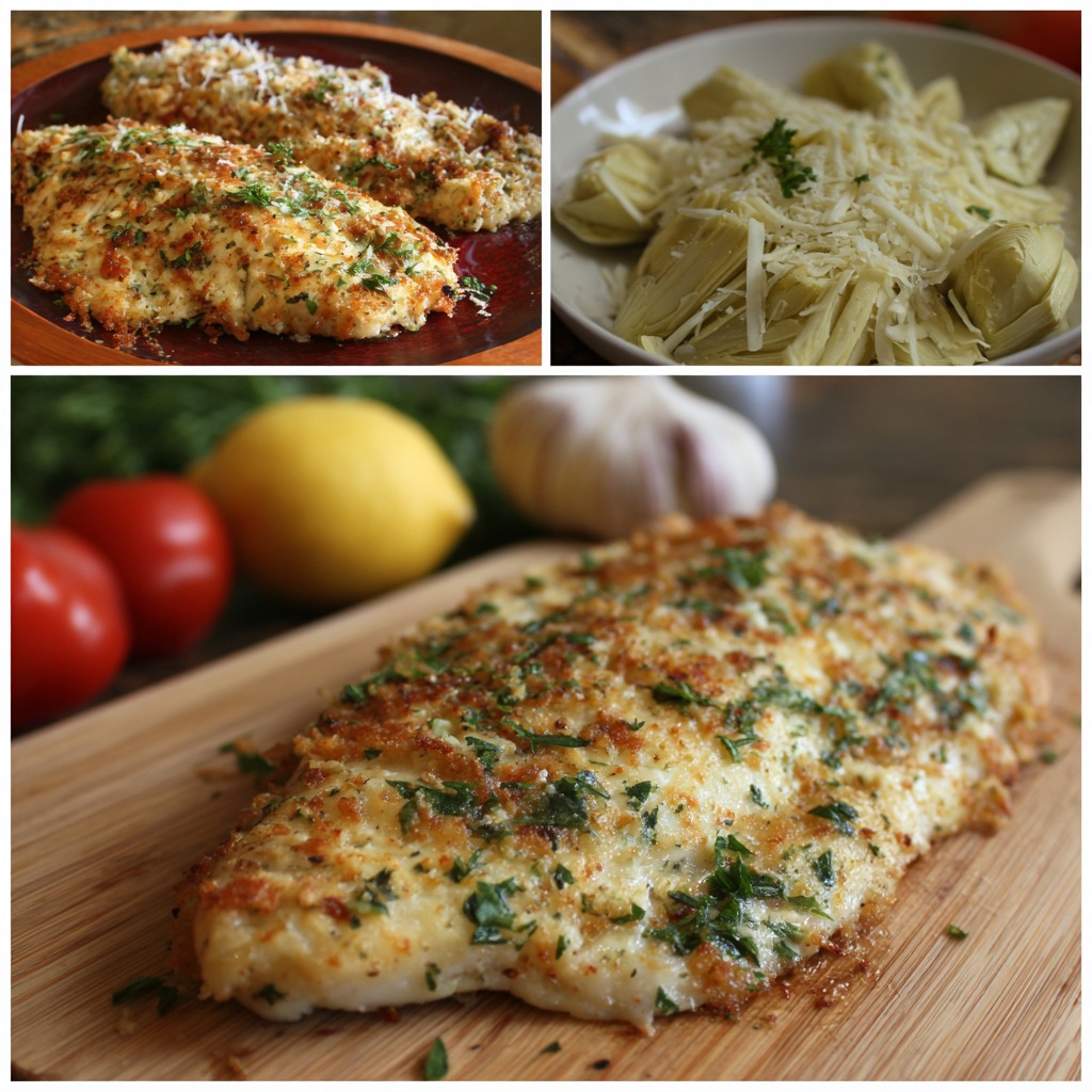 Artichoke and Parmesan Tilapia Recipe