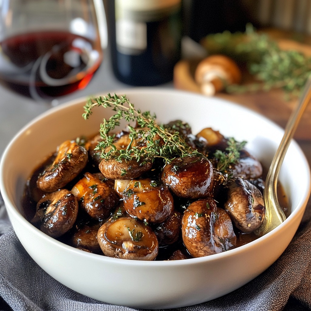 Wine Cap Mushroom Recipe