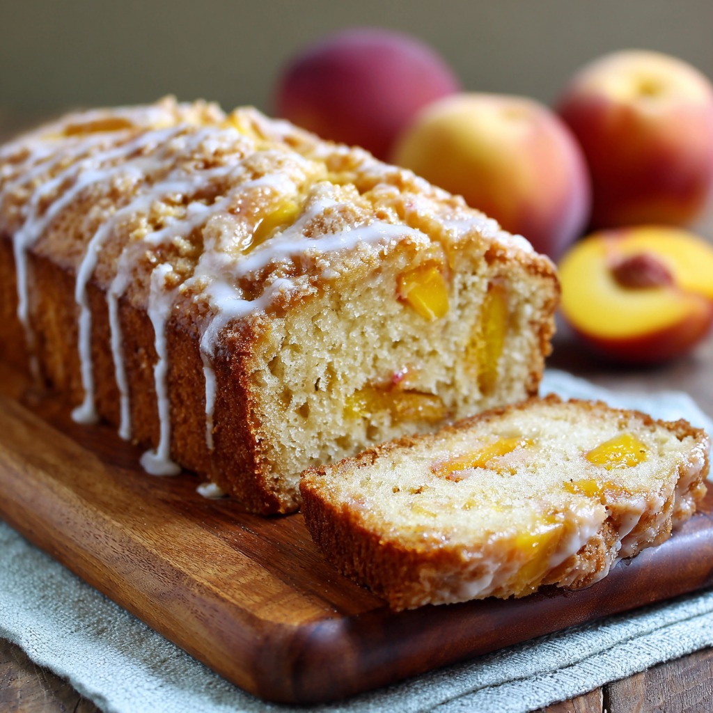 Amish Peach Bread Recipe